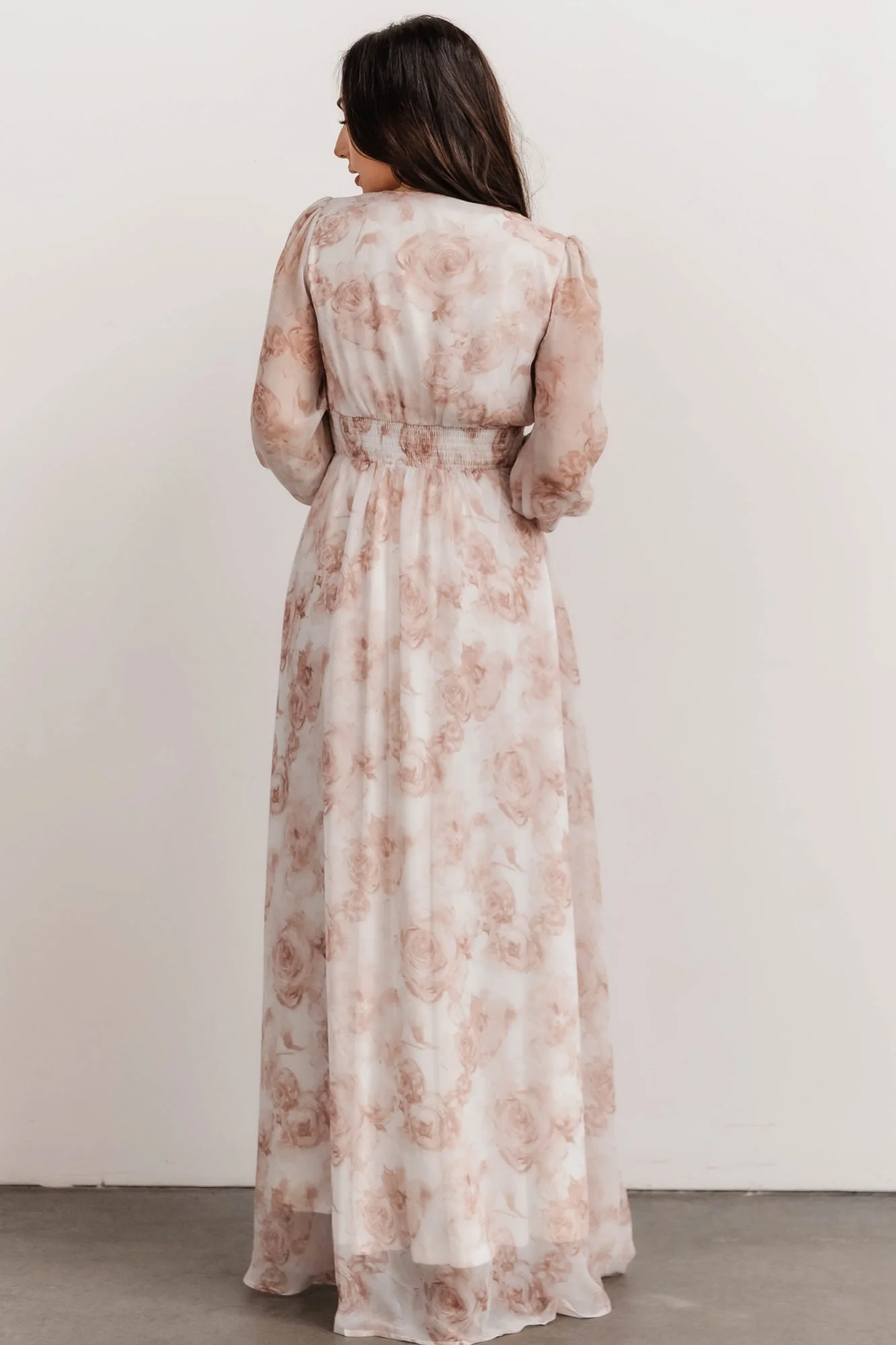 Olivia Maxi Dress | Pink Floral