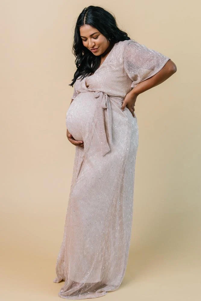 Grace Sparkle Gown | Champagne