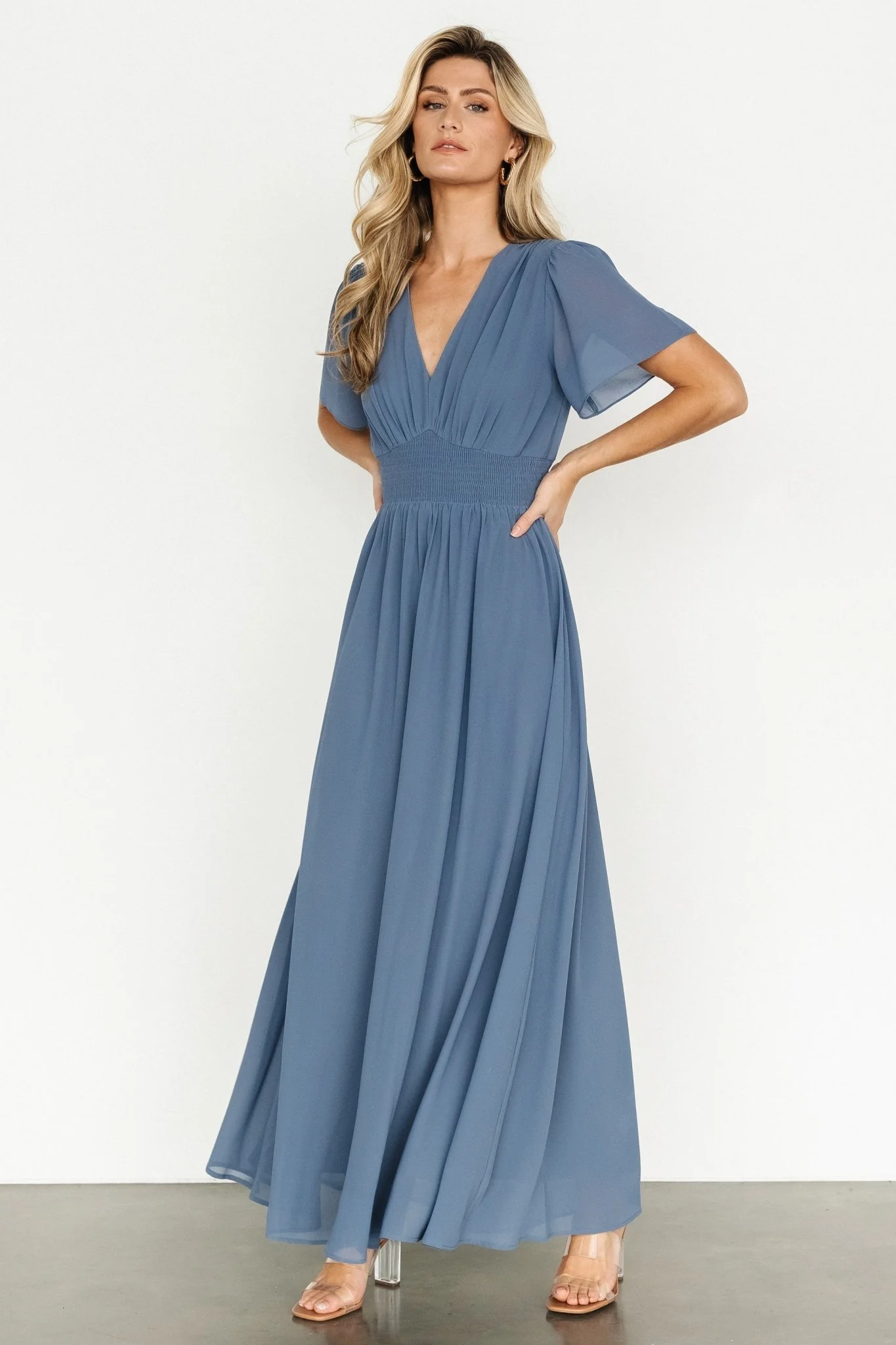 Birdie Maxi Dress | Whisper Blue