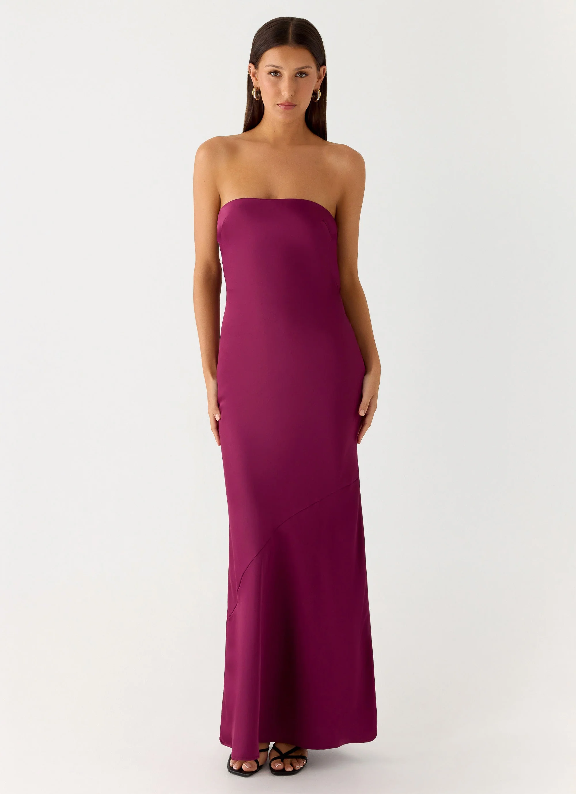 Endless Nights Maxi Dress - Plum