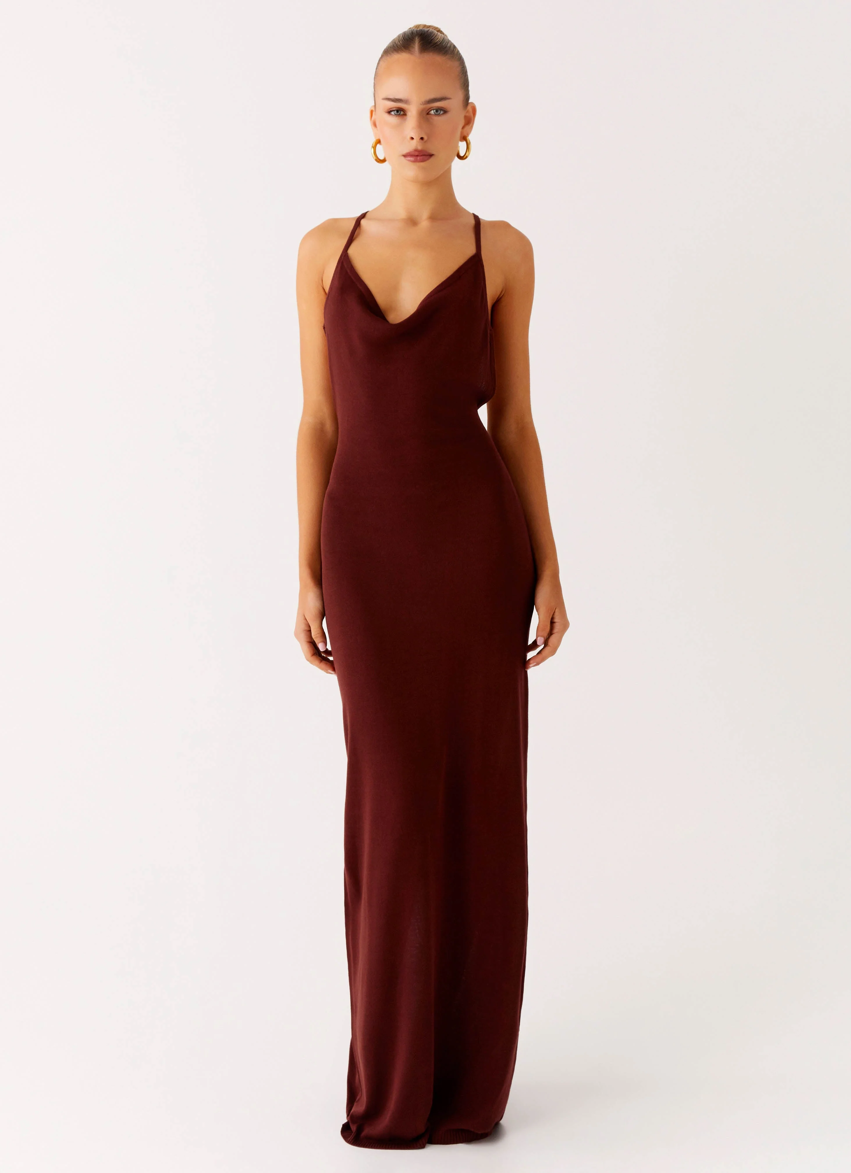 Nomad Muse Maxi Dress - Chocolate