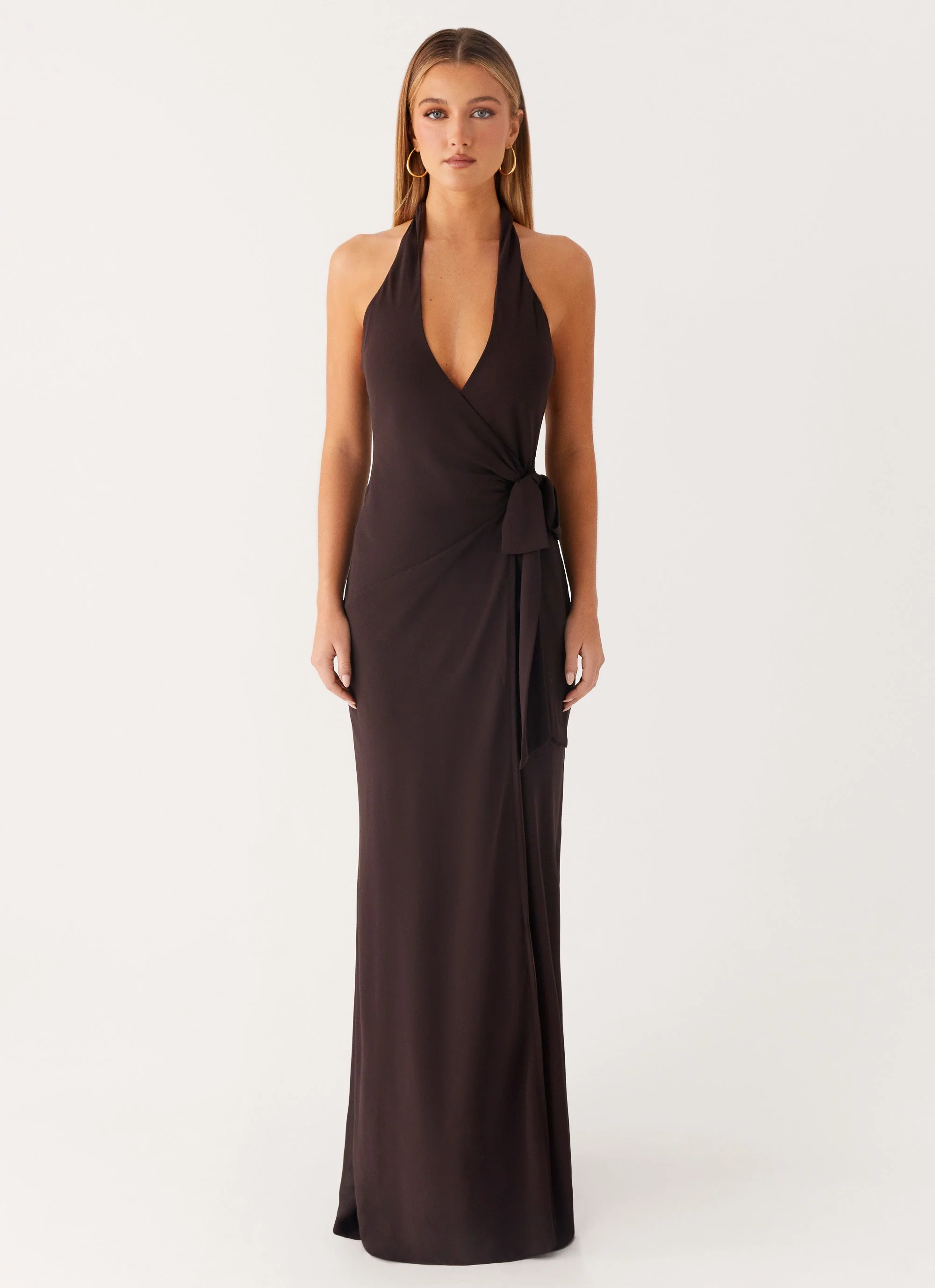 So Chic Maxi Dress - Cool Chocolate