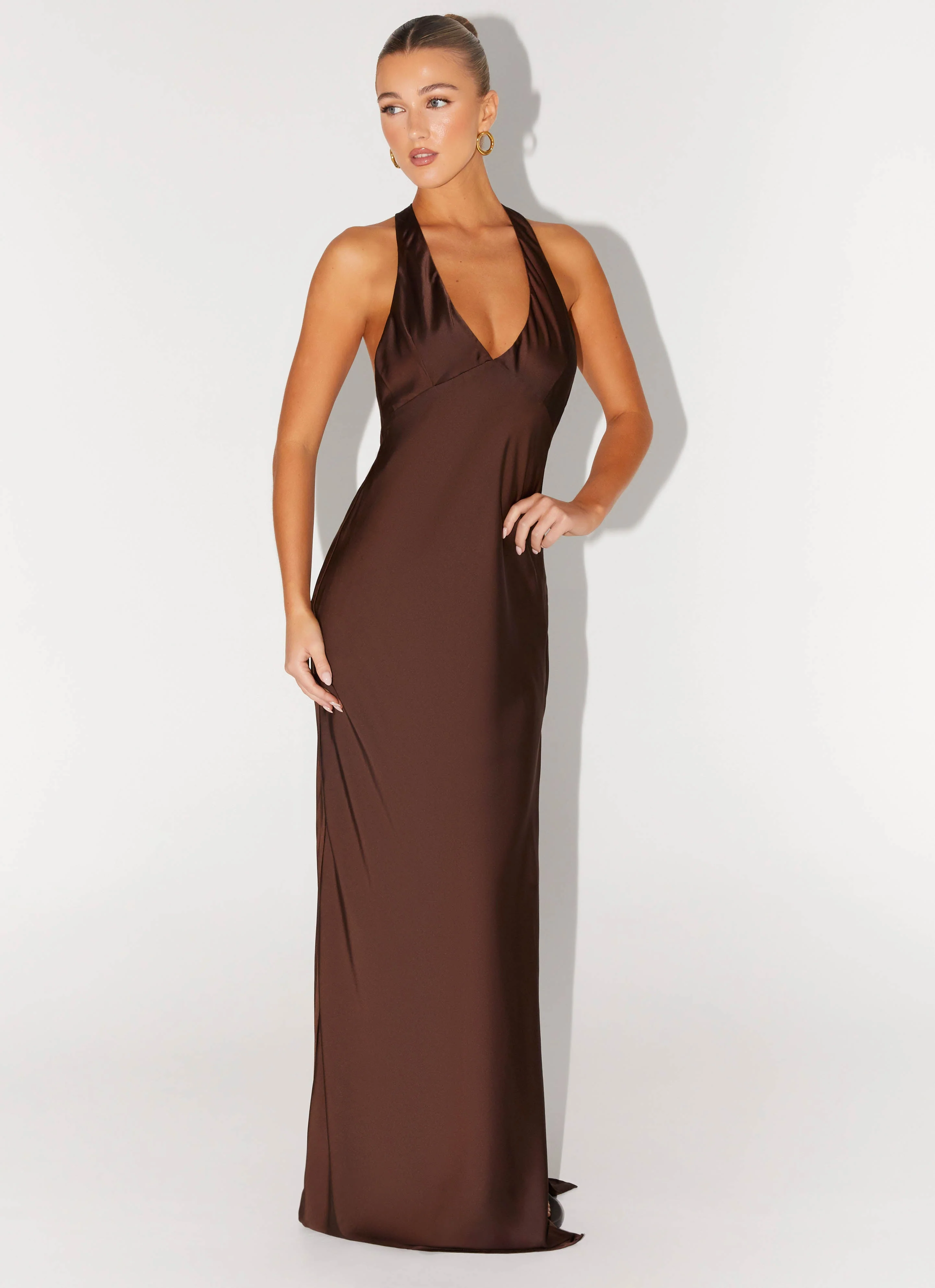 Angie Maxi Dress - Chocolate