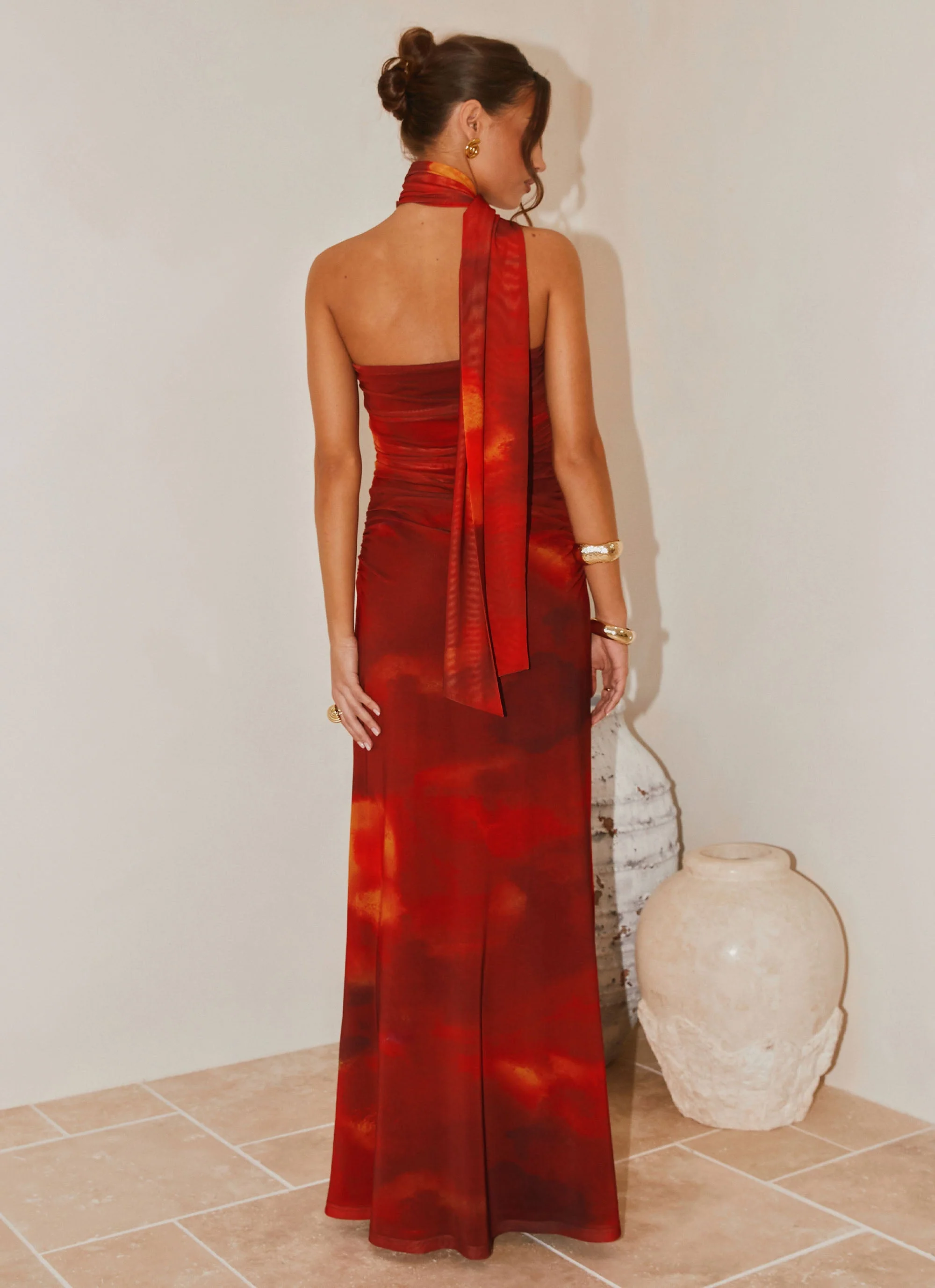 Songbird Maxi Dress - Scarlet Blur