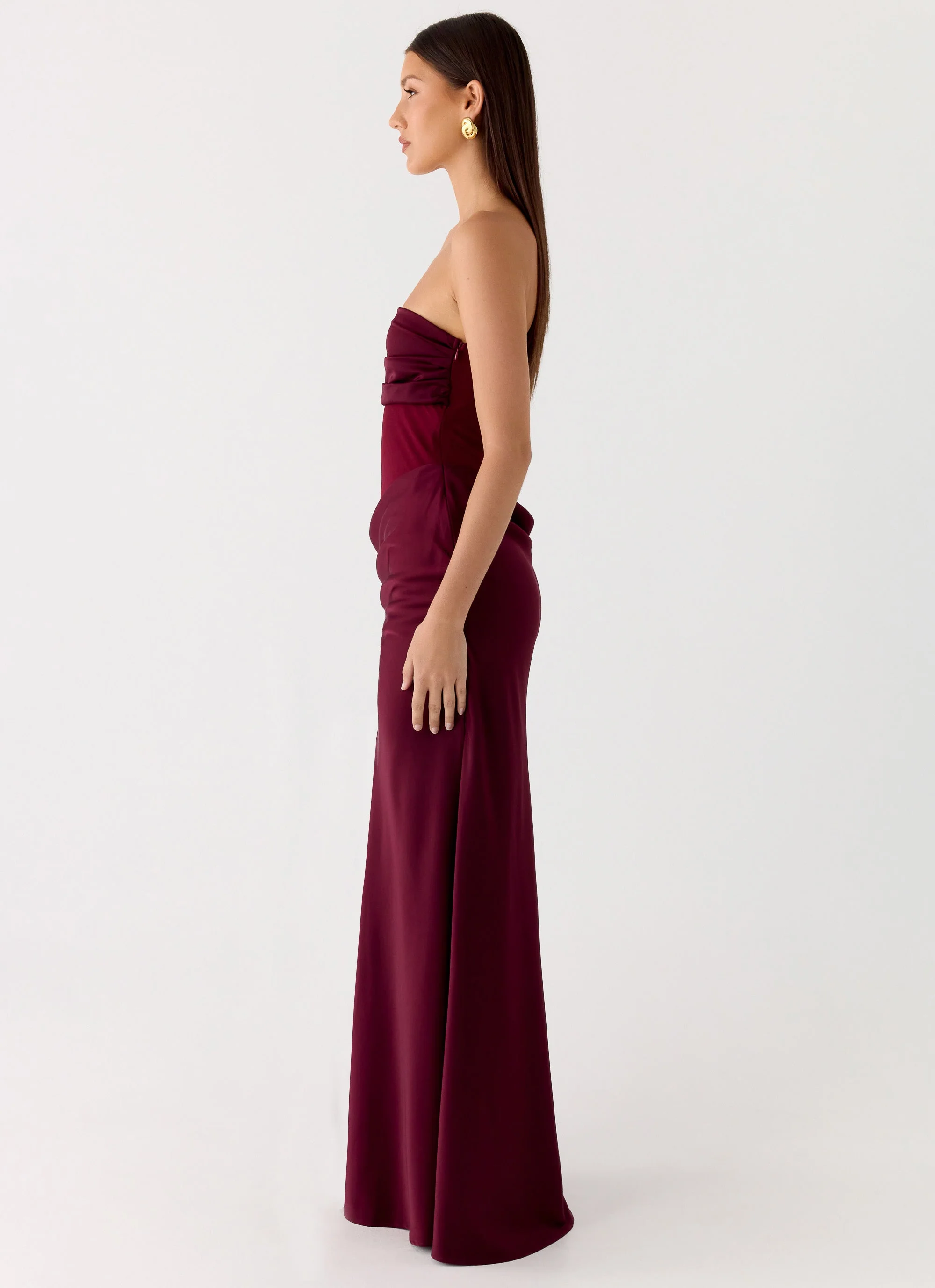 Champagne Skies Maxi Dress - Plum