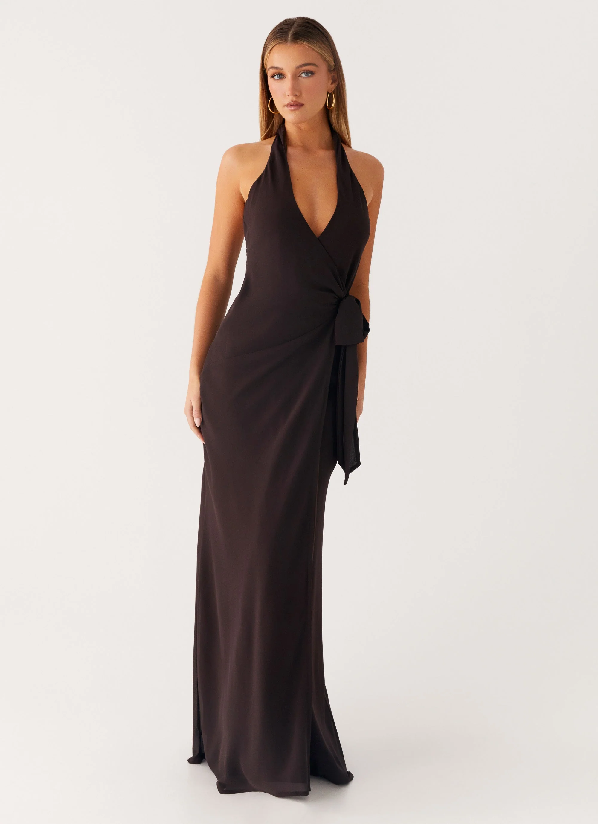 So Chic Maxi Dress - Cool Chocolate