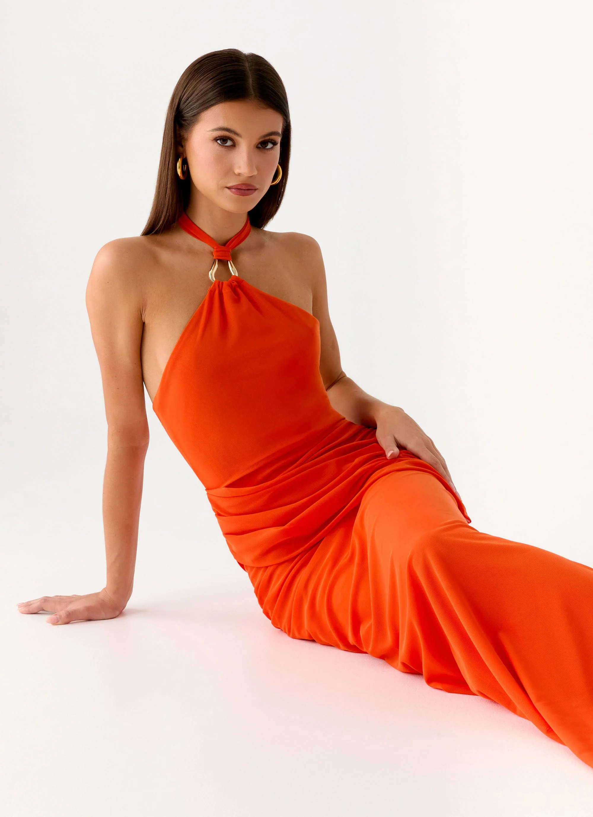 Henrietta Maxi Dress - Orange