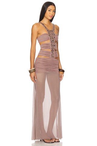 Hadassa Hand-Beaded Maxi Dress