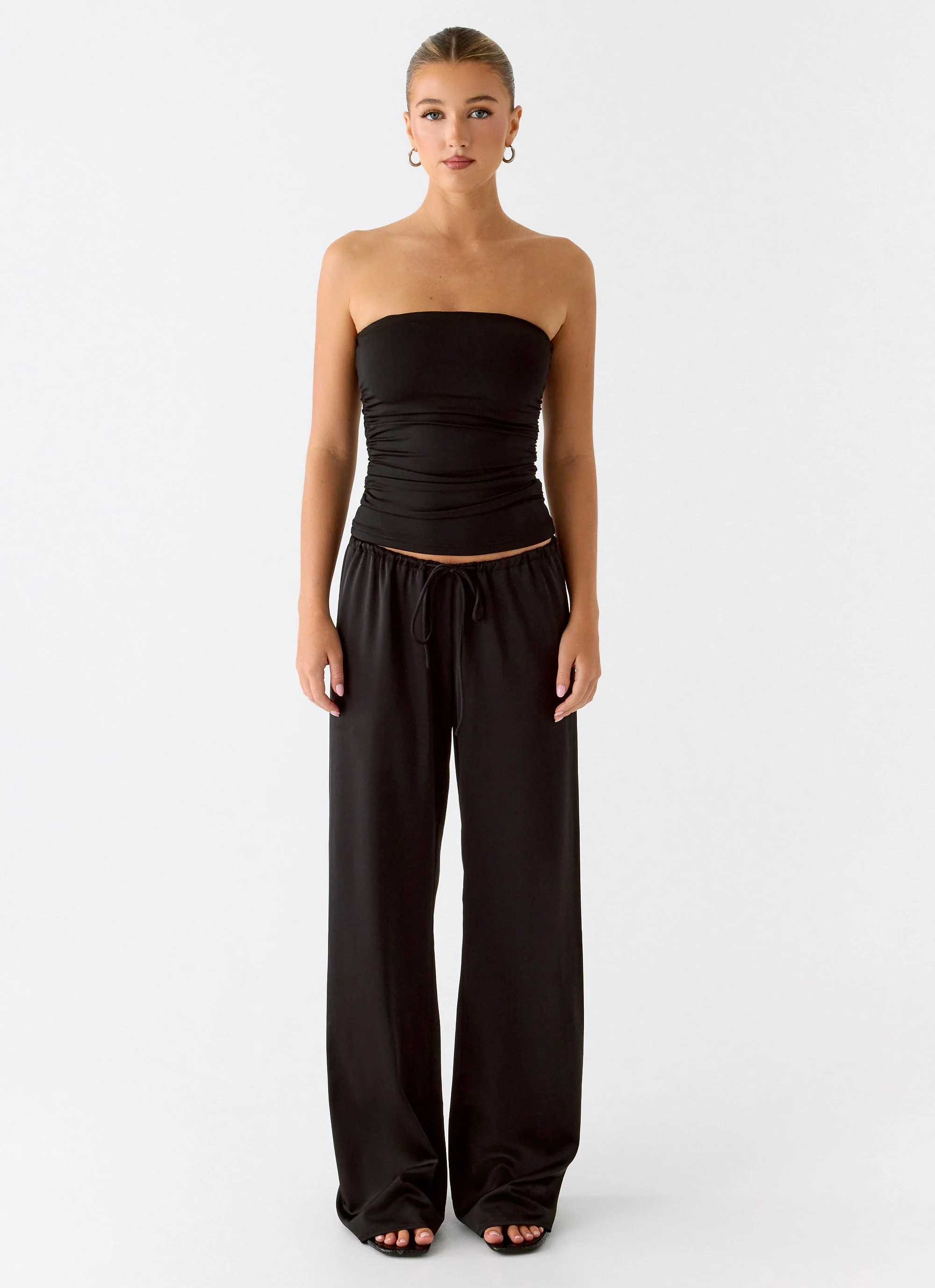 Deacon Low Rise Pants - Black