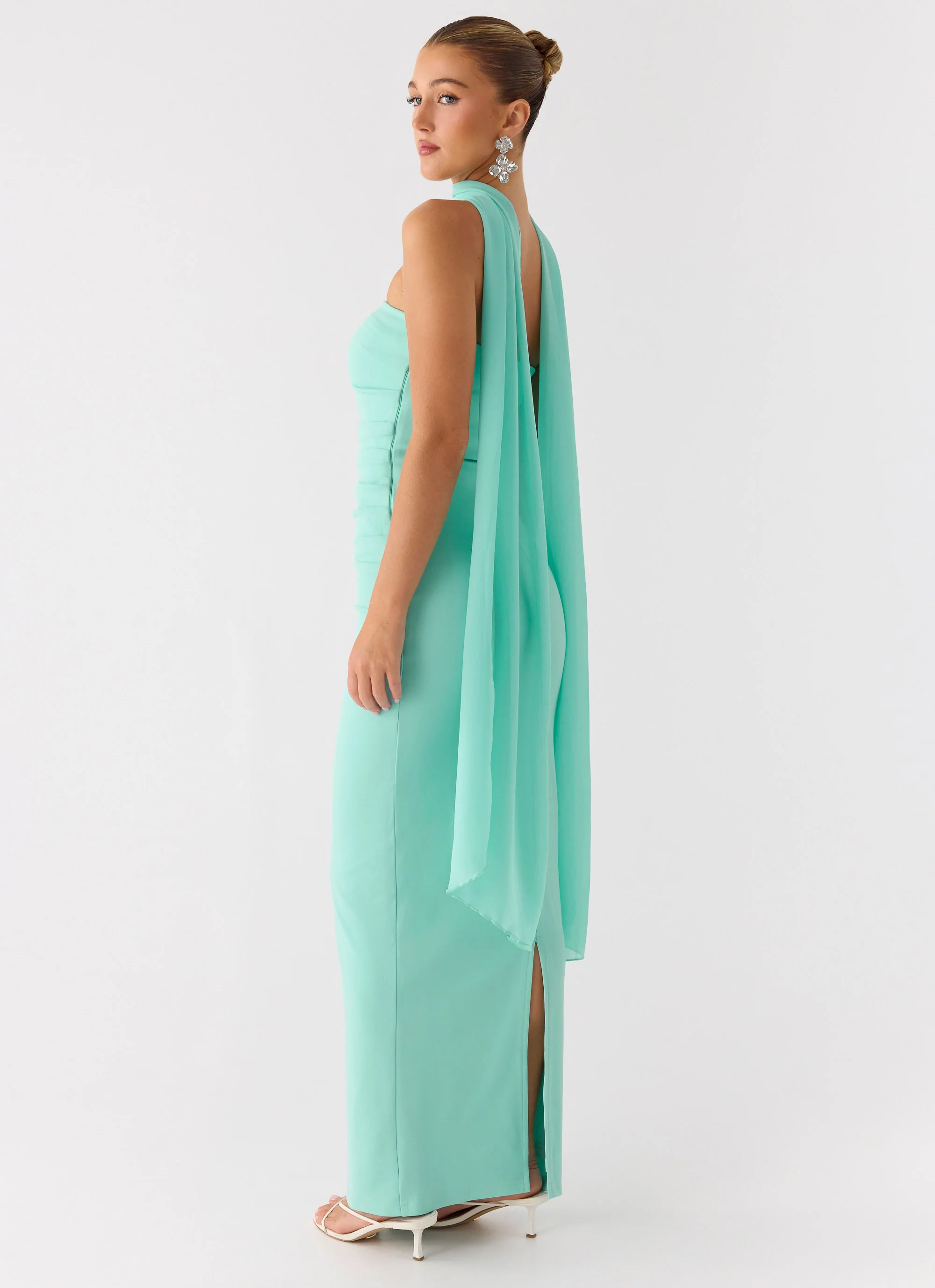 Libra Maxi Dress - Aqua