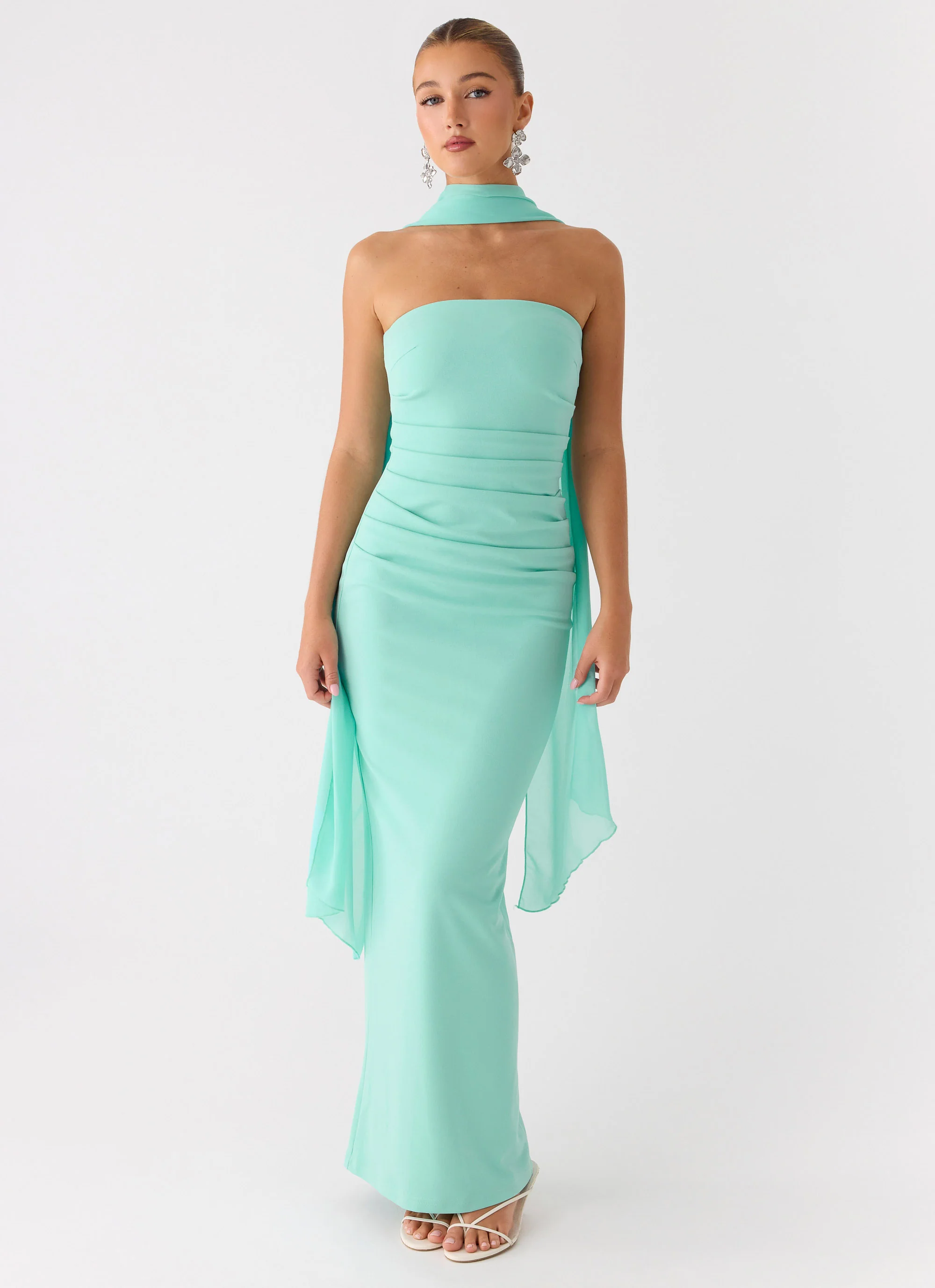 Libra Maxi Dress - Aqua
