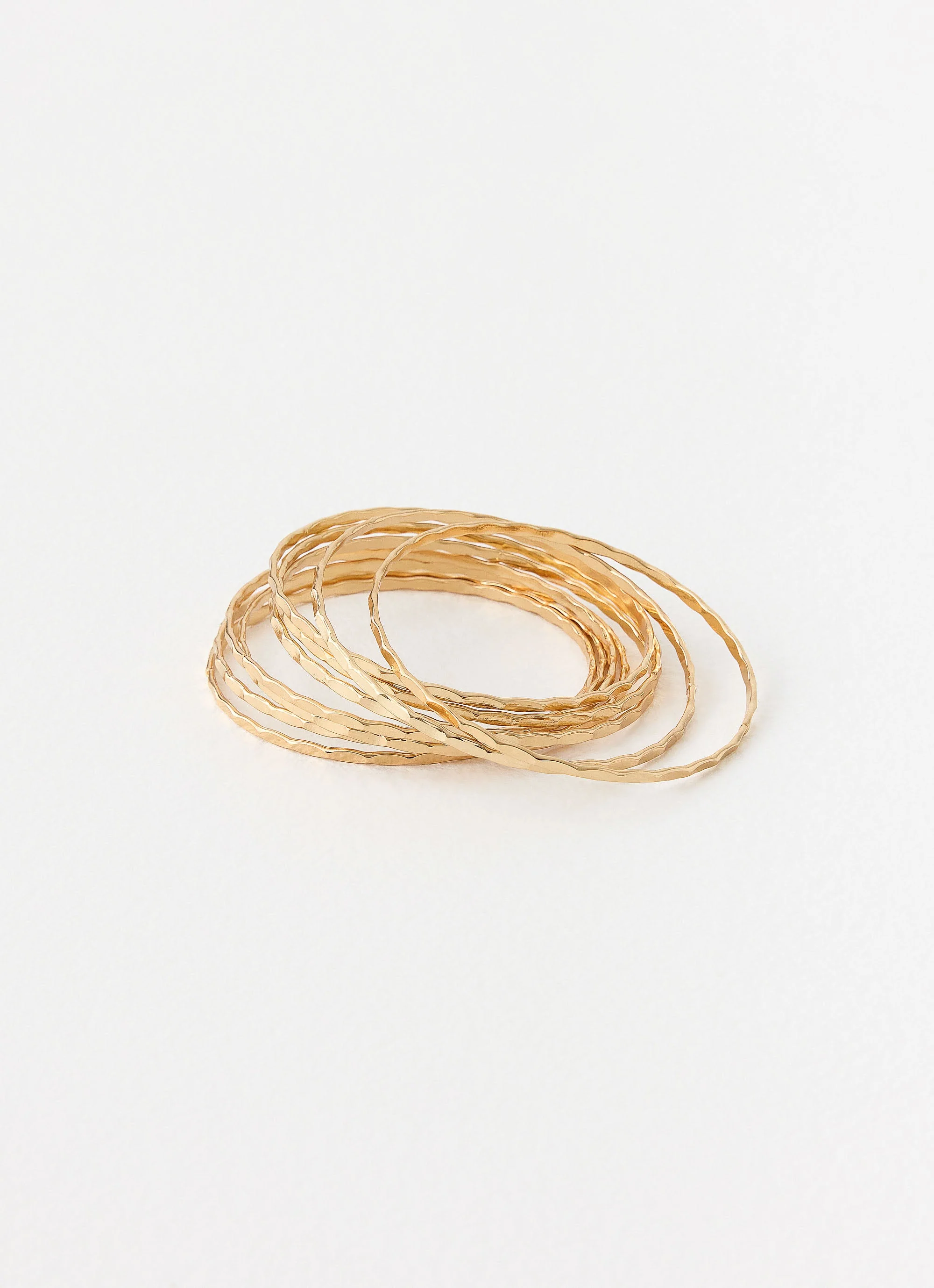 Trinket Bangles - Gold