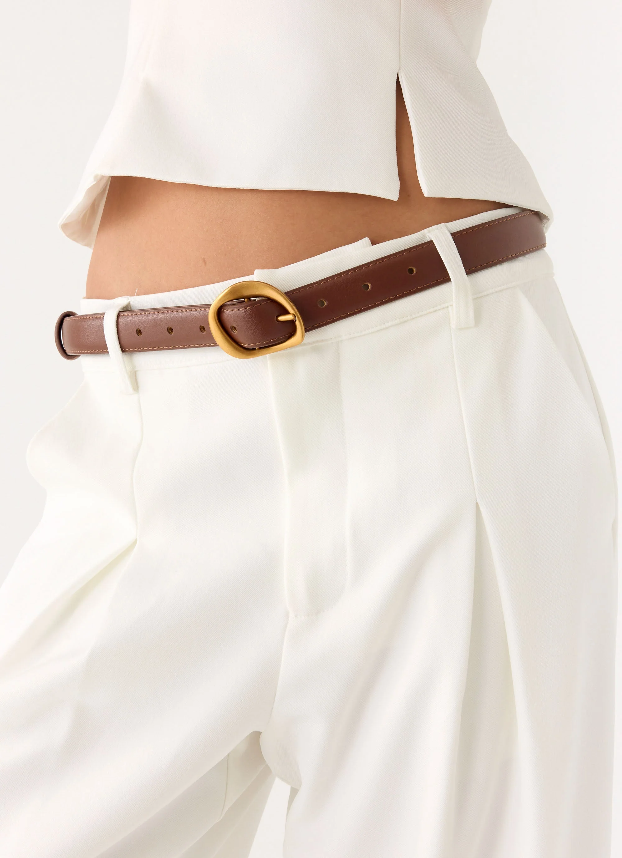 Rosallina Belt - Brown