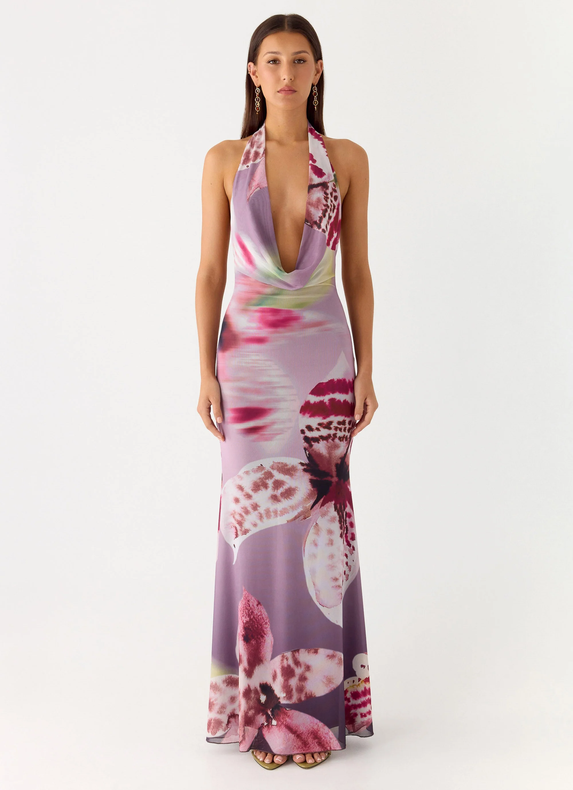 Like You Better Maxi Dress - Ombre Floral Affair