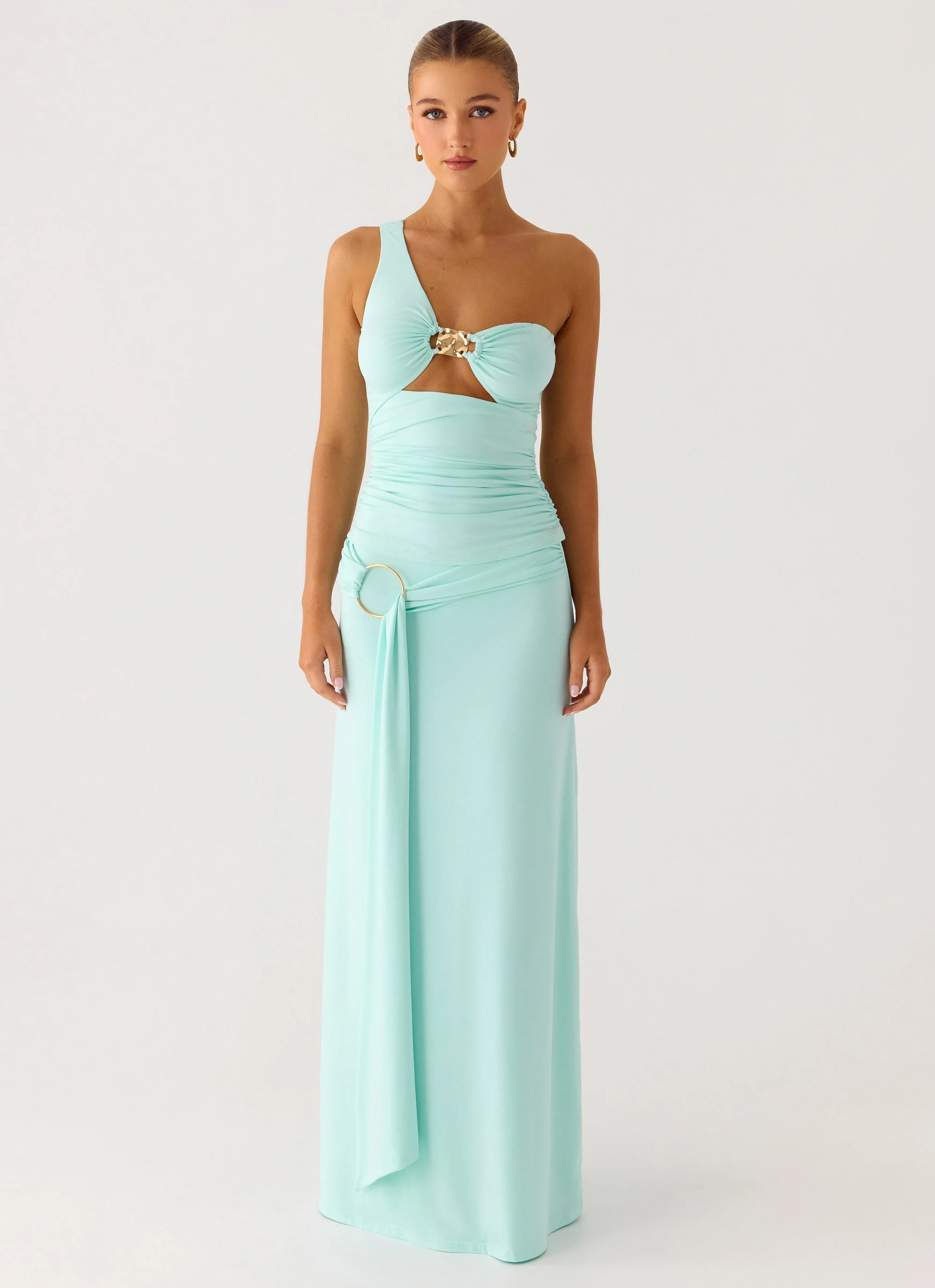 Ravi Maxi Skirt - Aqua
