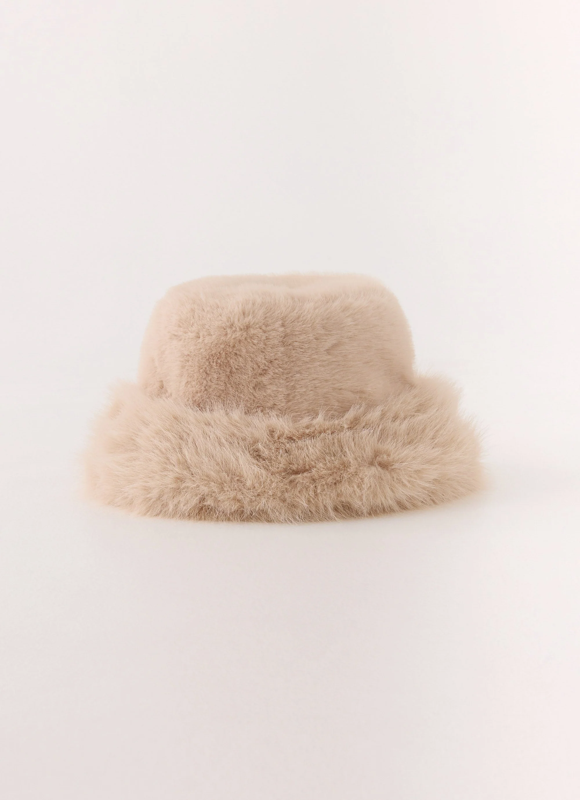 December Bliss Faux Fur Hat - Cream