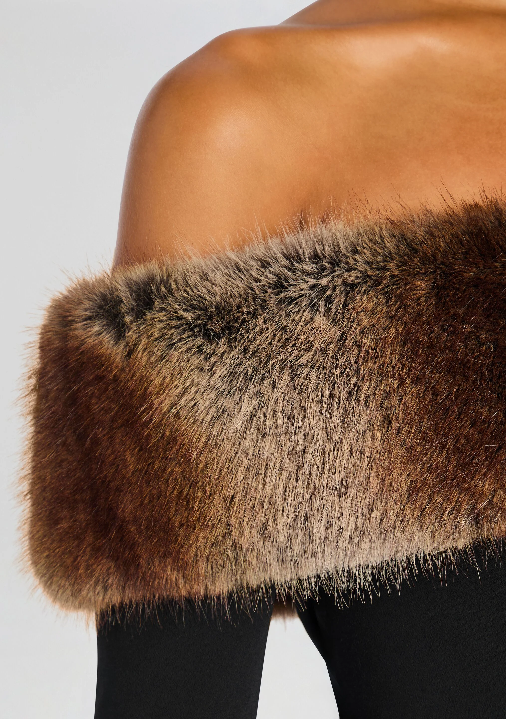 Elspeth Faux Fur Dress