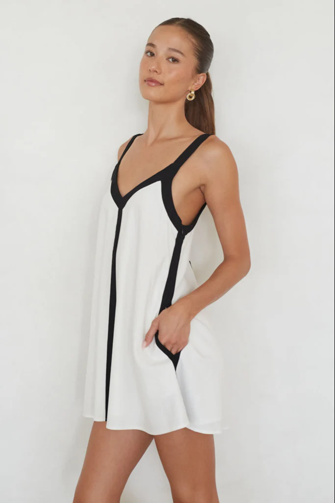 Oak Shift Mini Dress