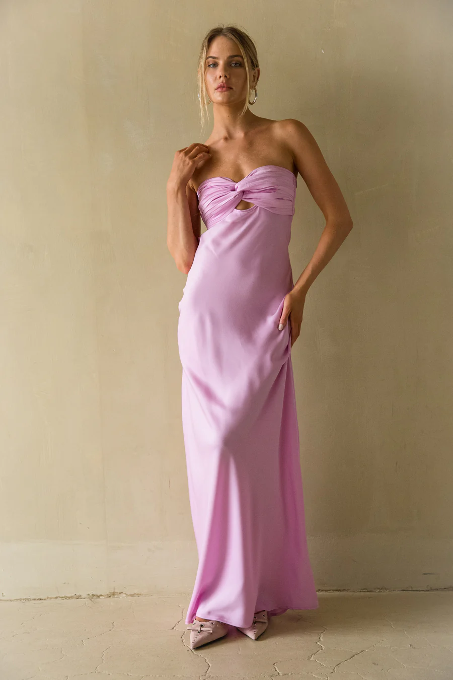 Kira Open Back Maxi Dress
