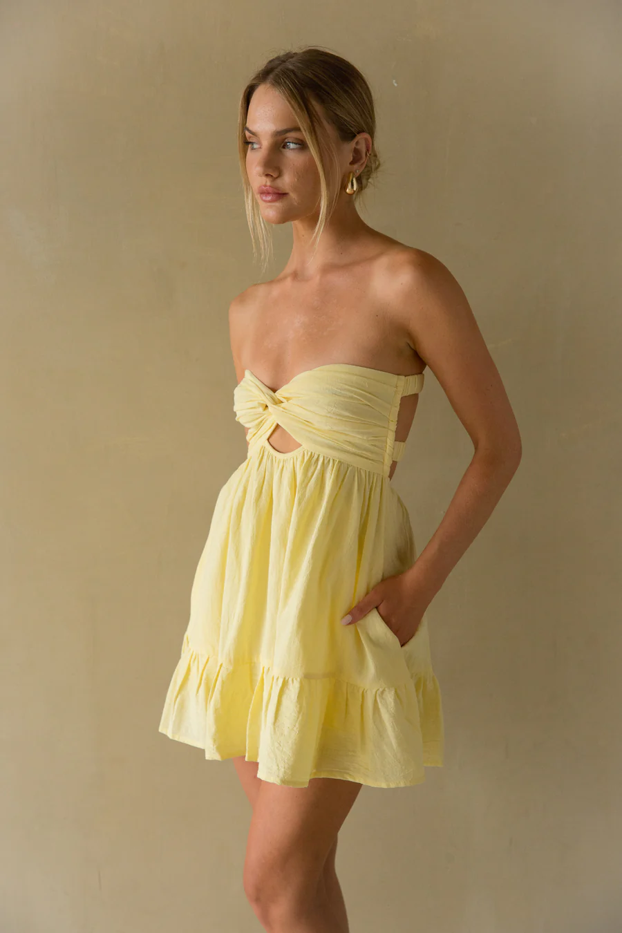 Savannah Twist Front Romper