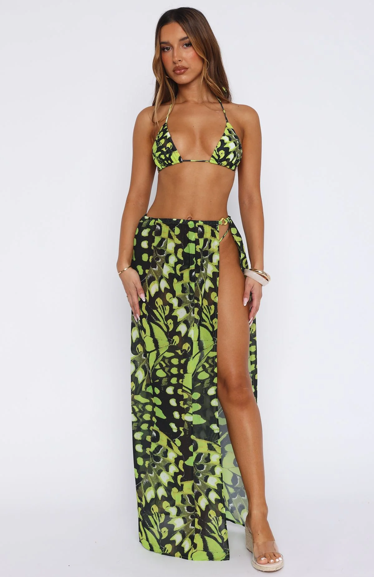 Tropical Life Sarong Lime Whisper