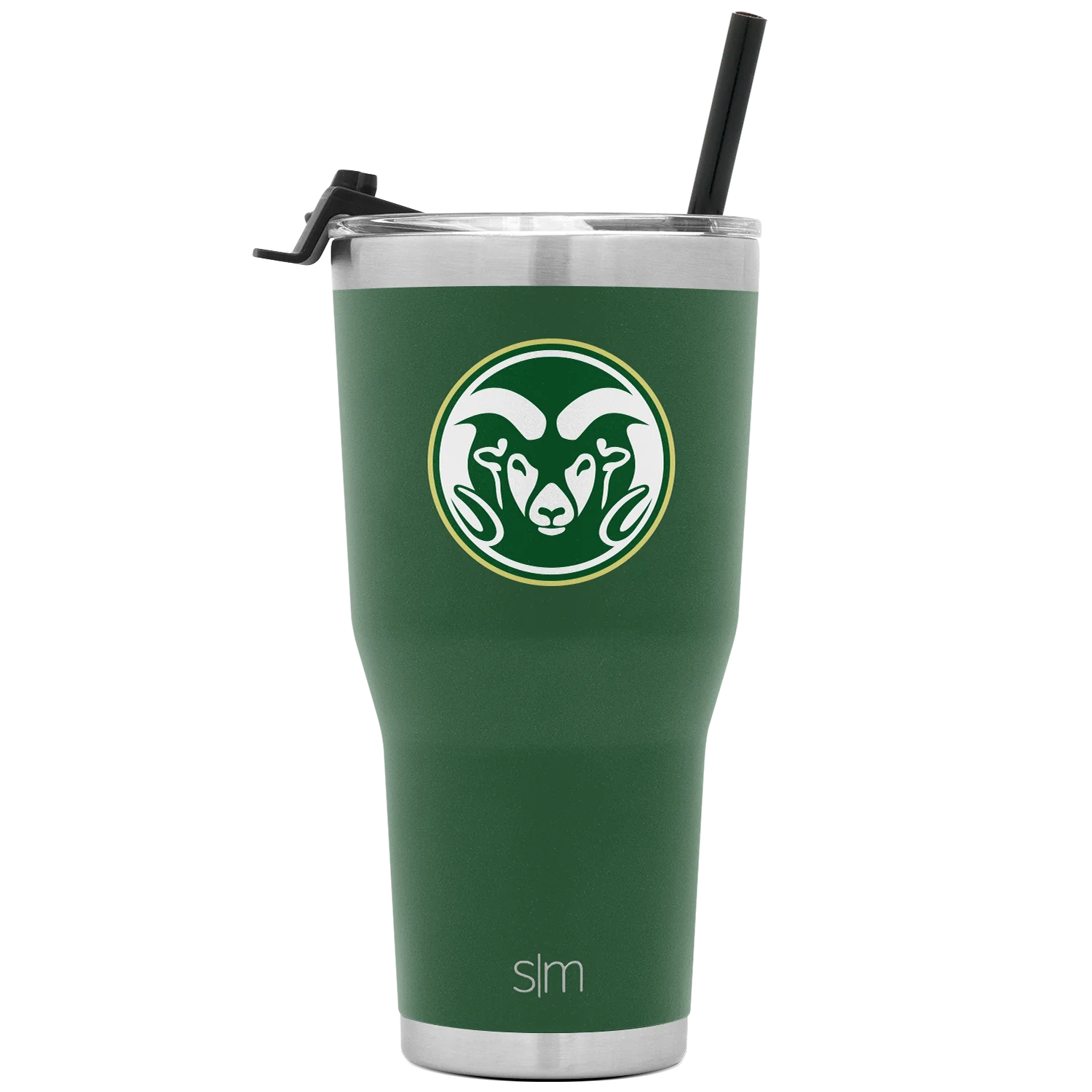 Collegiate Cruiser Tumbler with Flip Lid and Straw