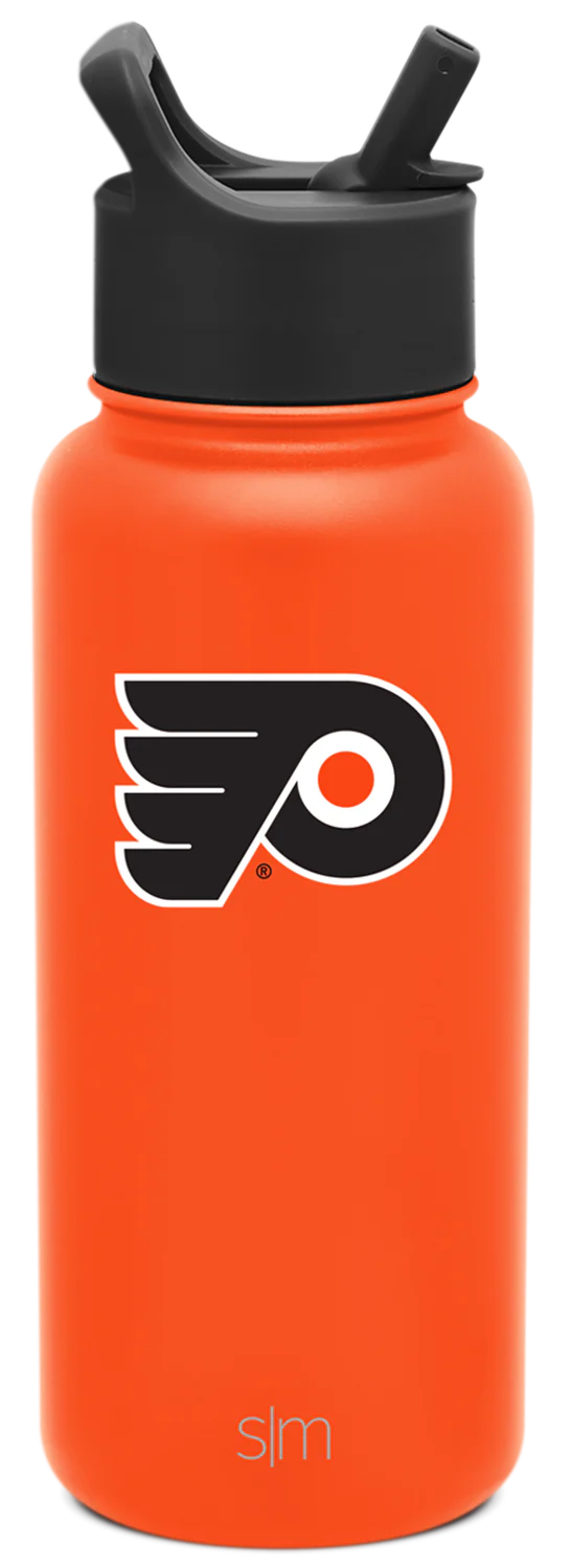 NHL Summit Insulated Water Bottle with Straw Lid