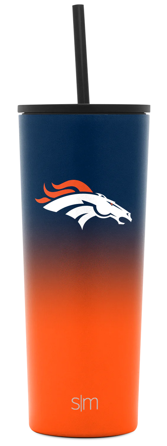 NFL Two-Tone Classic Tumbler with Flip Lid and Straw Lid