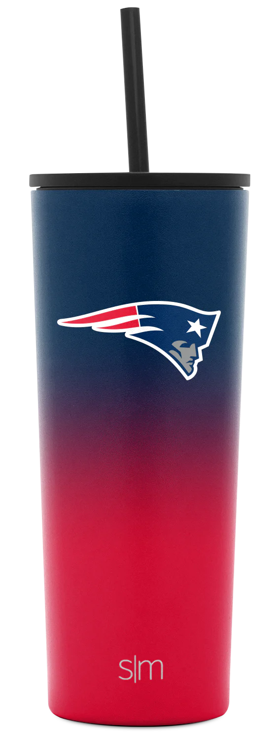 NFL Two-Tone Classic Tumbler with Flip Lid and Straw Lid