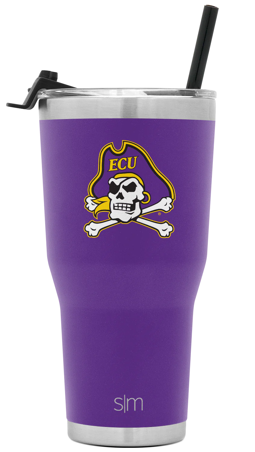 Collegiate Cruiser Tumbler with Flip Lid and Straw