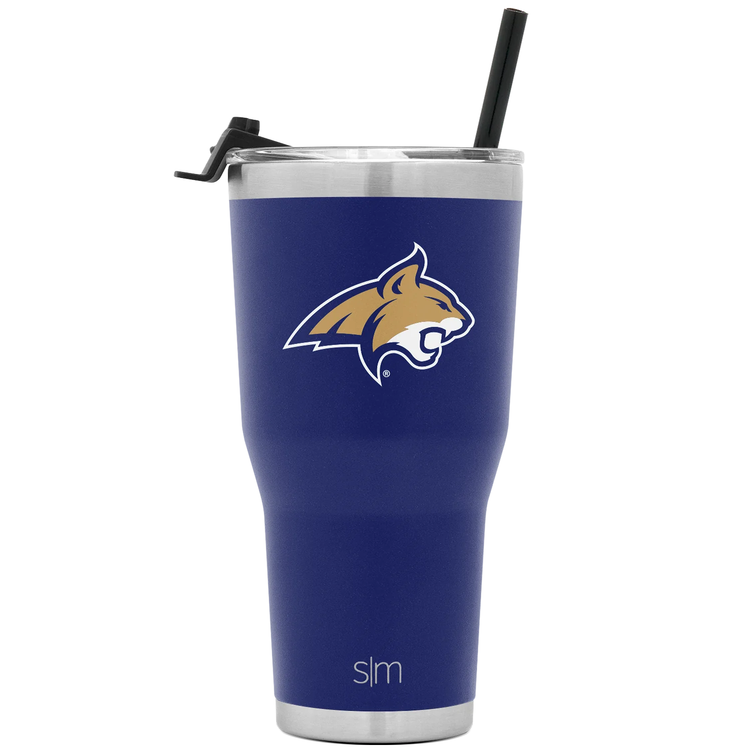 Collegiate Cruiser Tumbler with Flip Lid and Straw