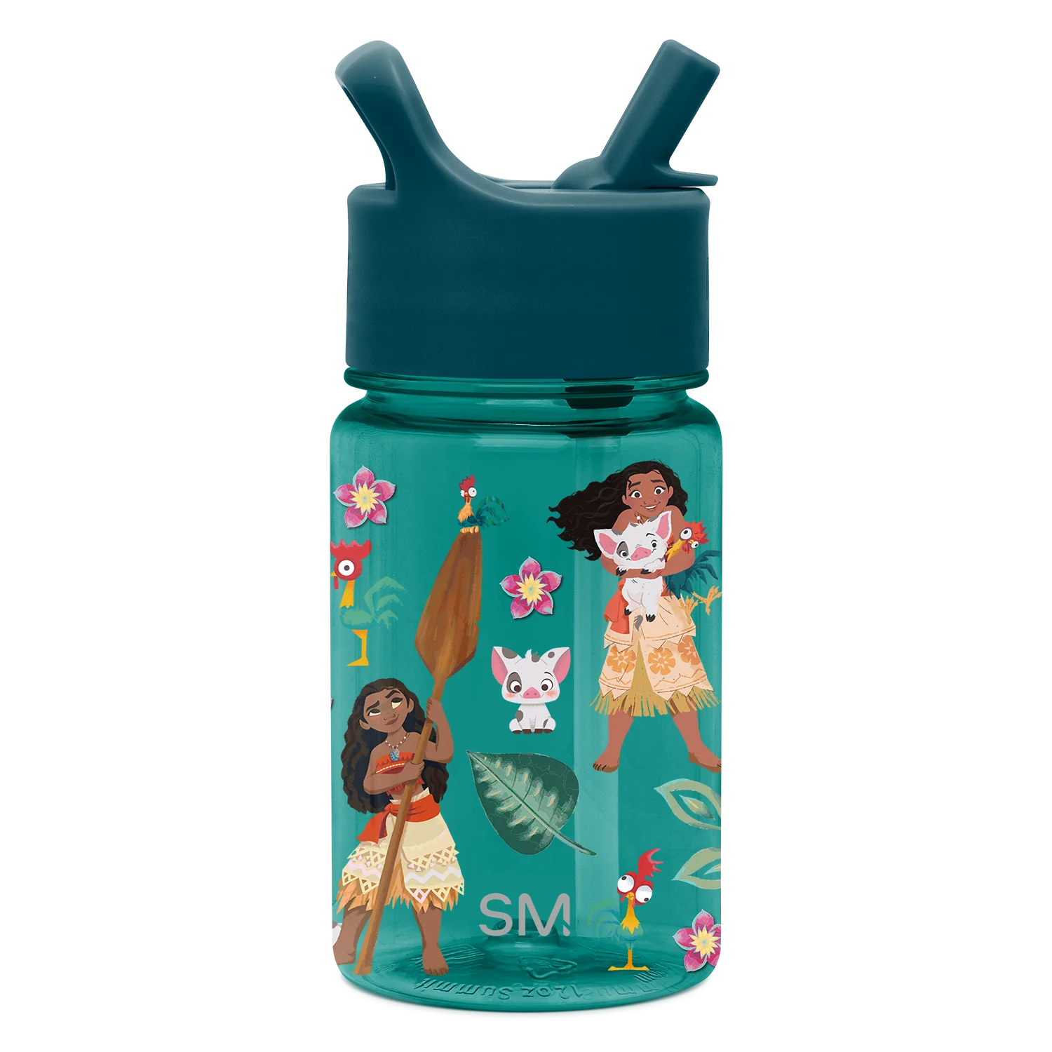 Summit Kids Plastic Water Bottle with Straw Lid