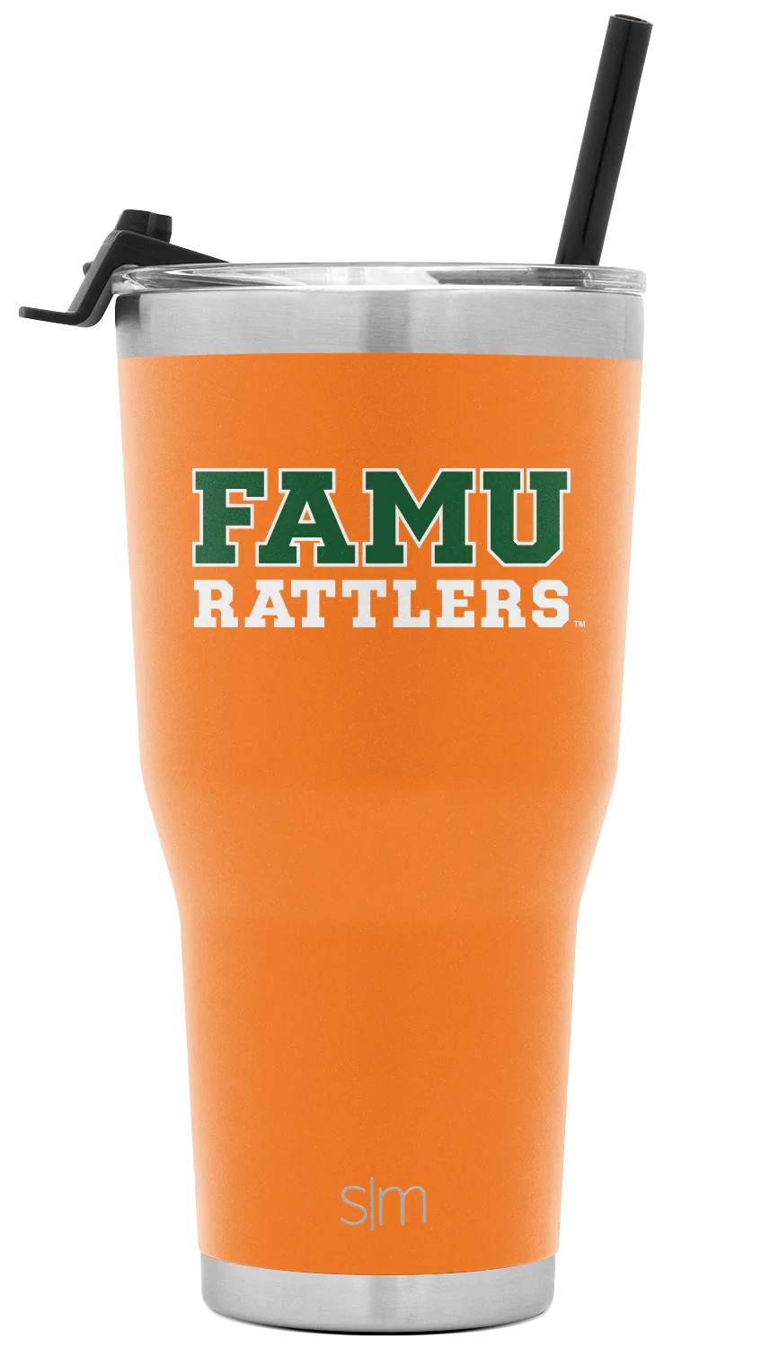 Collegiate Cruiser Tumbler with Flip Lid and Straw