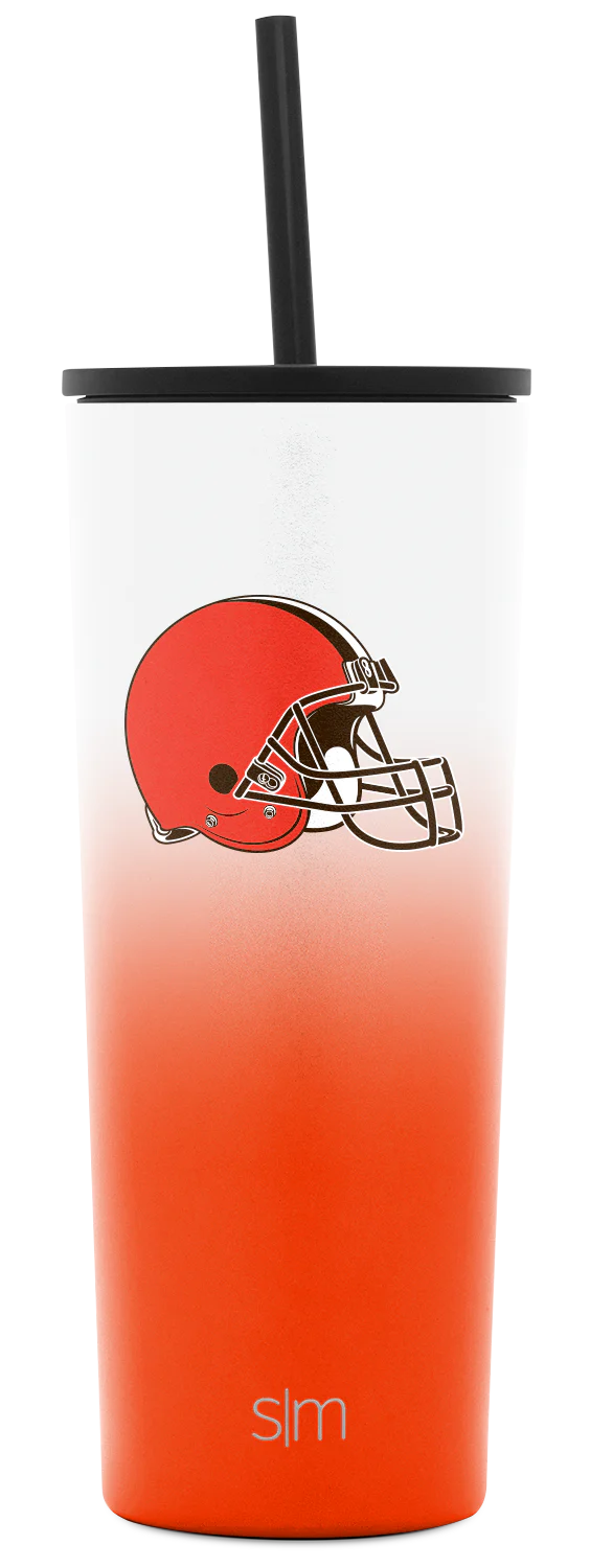 NFL Two-Tone Classic Tumbler with Flip Lid and Straw Lid