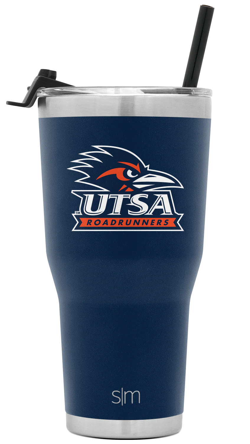 Collegiate Cruiser Tumbler with Flip Lid and Straw