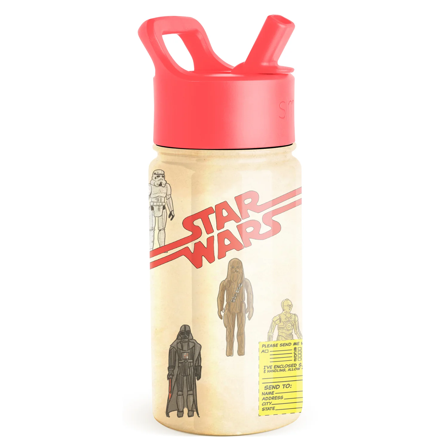 Summit Kids Water Bottle with Straw Lid