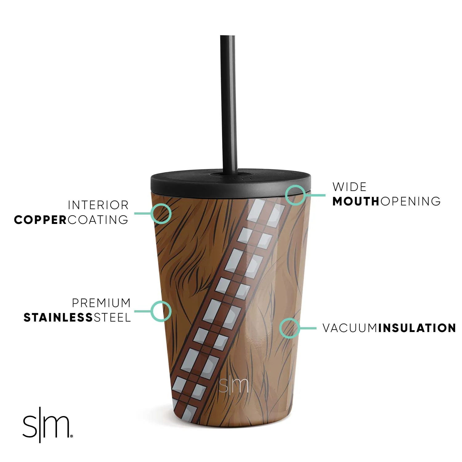 Kids Classic Tumbler with Lid and Silicone Straw