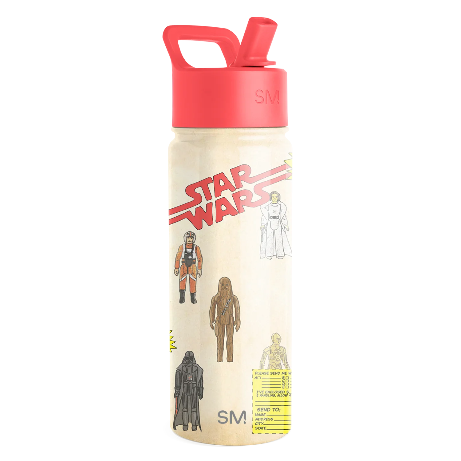 Summit Kids Water Bottle with Straw Lid