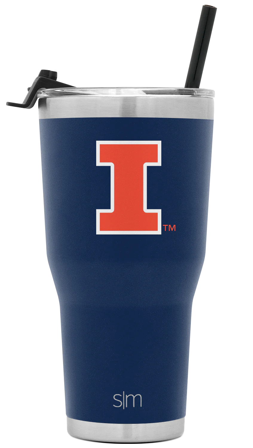 Collegiate Cruiser Tumbler with Flip Lid and Straw