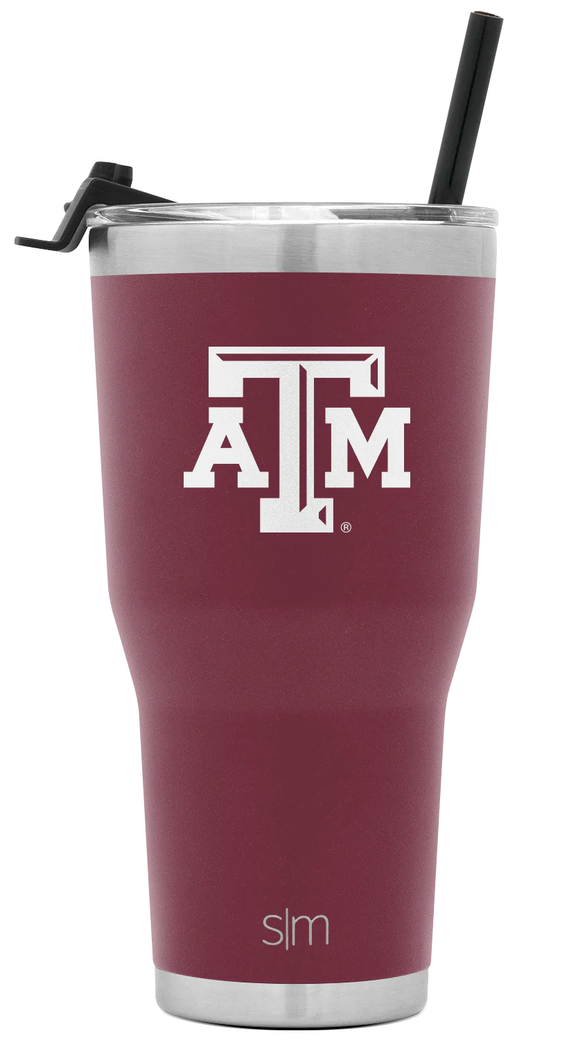 Collegiate Cruiser Tumbler with Flip Lid and Straw