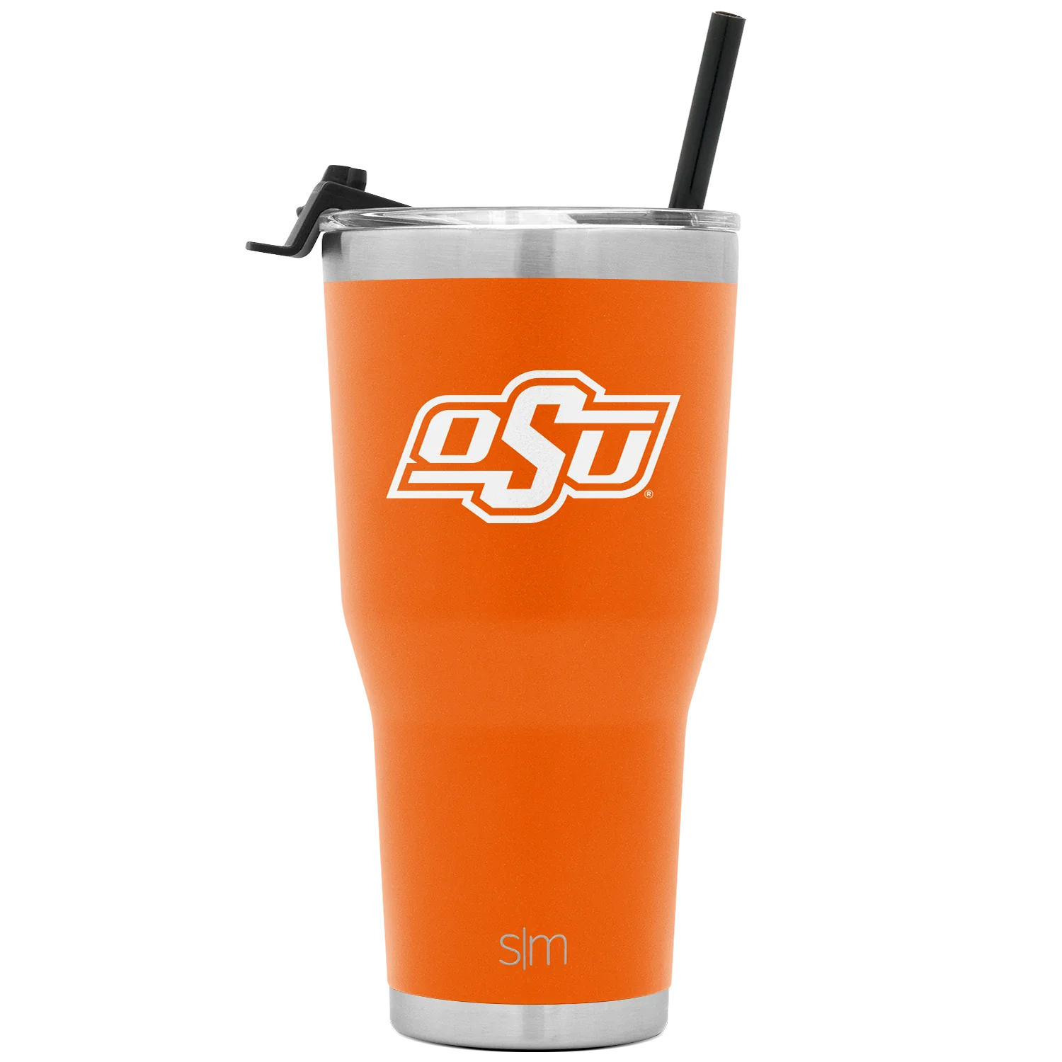 Collegiate Cruiser Tumbler with Flip Lid and Straw