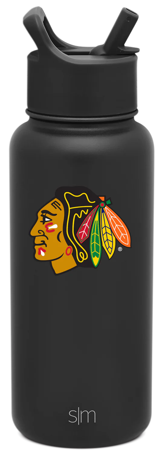 NHL Summit Insulated Water Bottle with Straw Lid