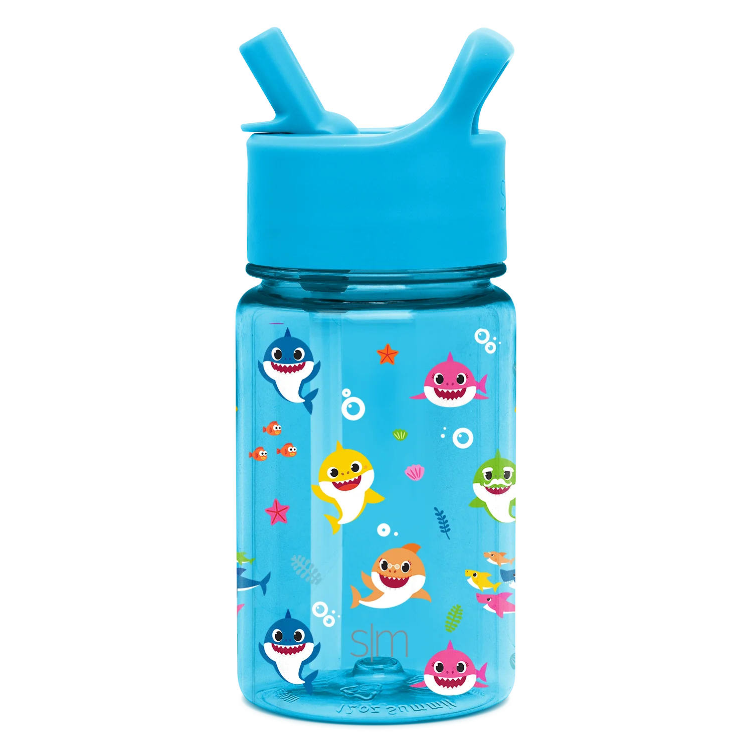 Summit Kids Plastic Water Bottle with Straw Lid