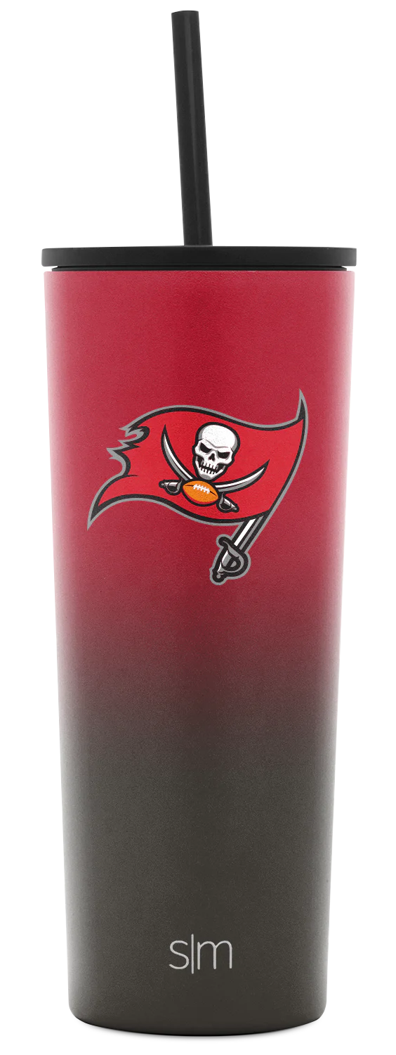 NFL Two-Tone Classic Tumbler with Flip Lid and Straw Lid