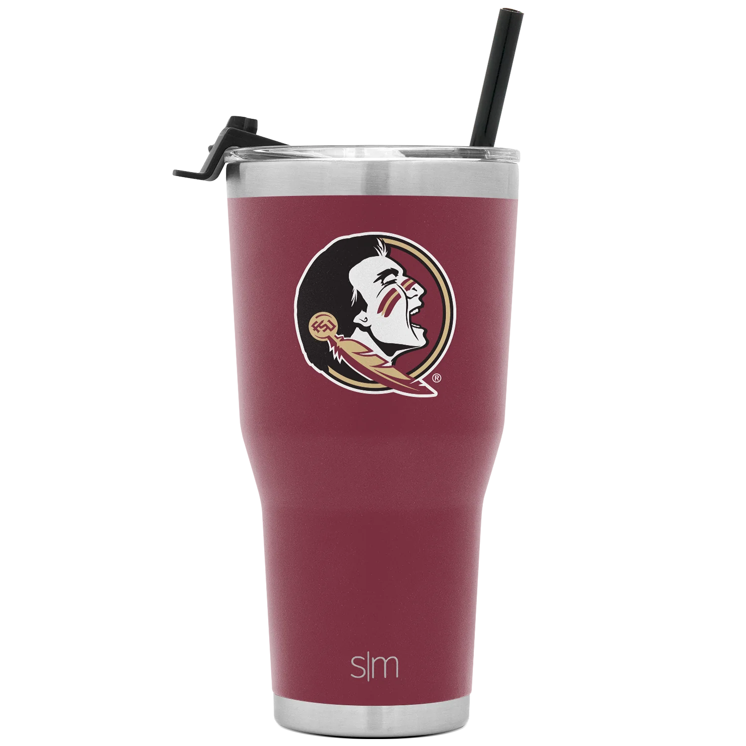 Collegiate Cruiser Tumbler with Flip Lid and Straw