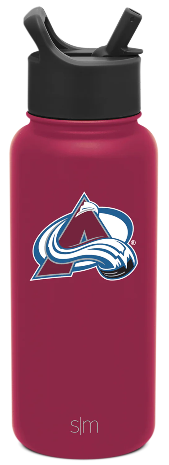 NHL Summit Insulated Water Bottle with Straw Lid