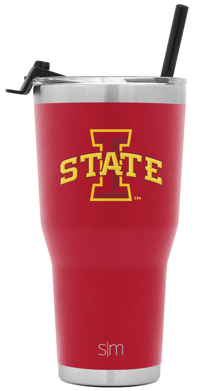 Collegiate Cruiser Tumbler with Flip Lid and Straw