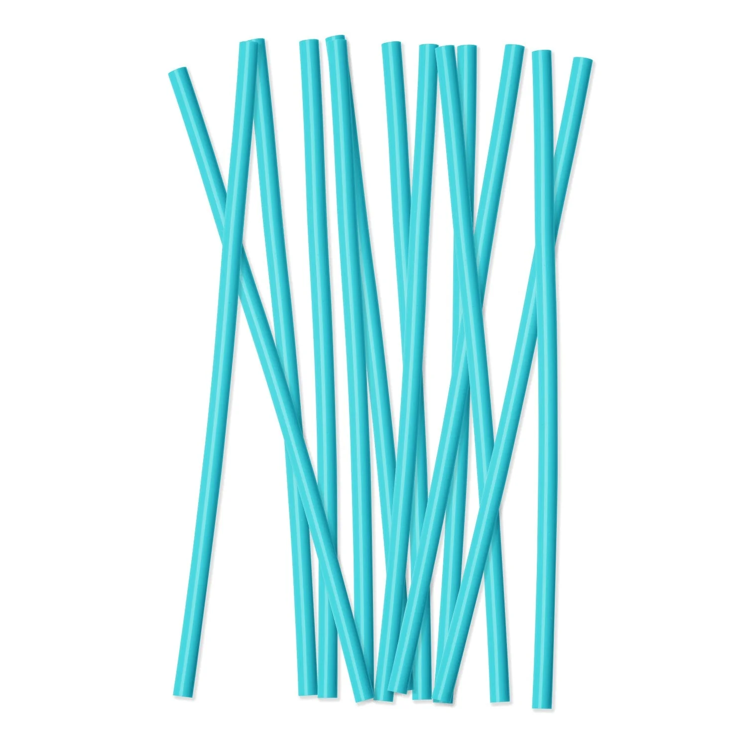 Plastic Reusable Drinking Straws 12-Pack