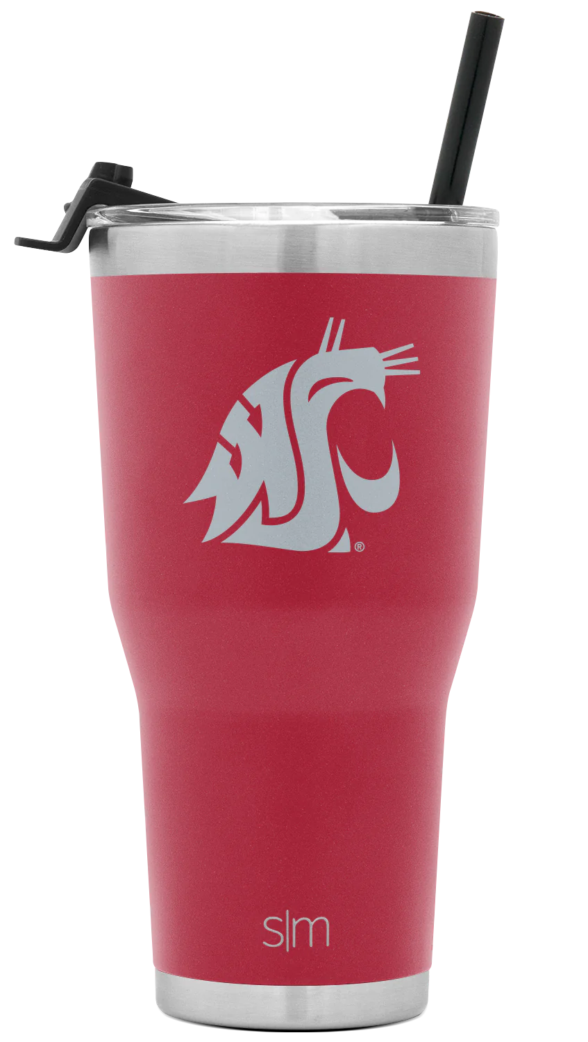 Collegiate Cruiser Tumbler with Flip Lid and Straw