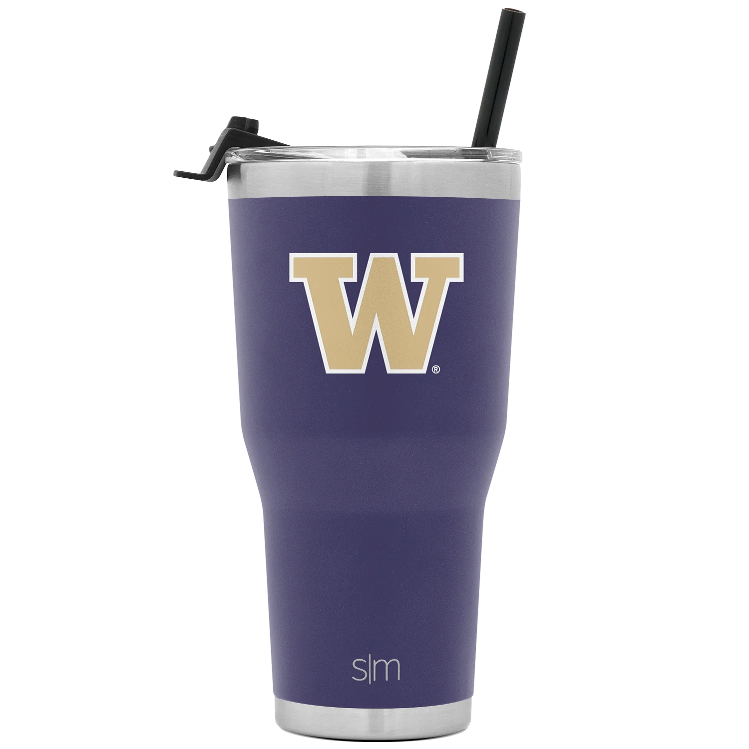 Collegiate Cruiser Tumbler with Flip Lid and Straw